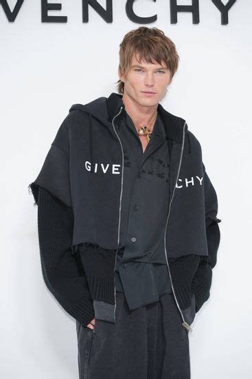 jordan barrett givenchy hoodie|Jordan Barrett attends the Givenchy Menswear Fall.